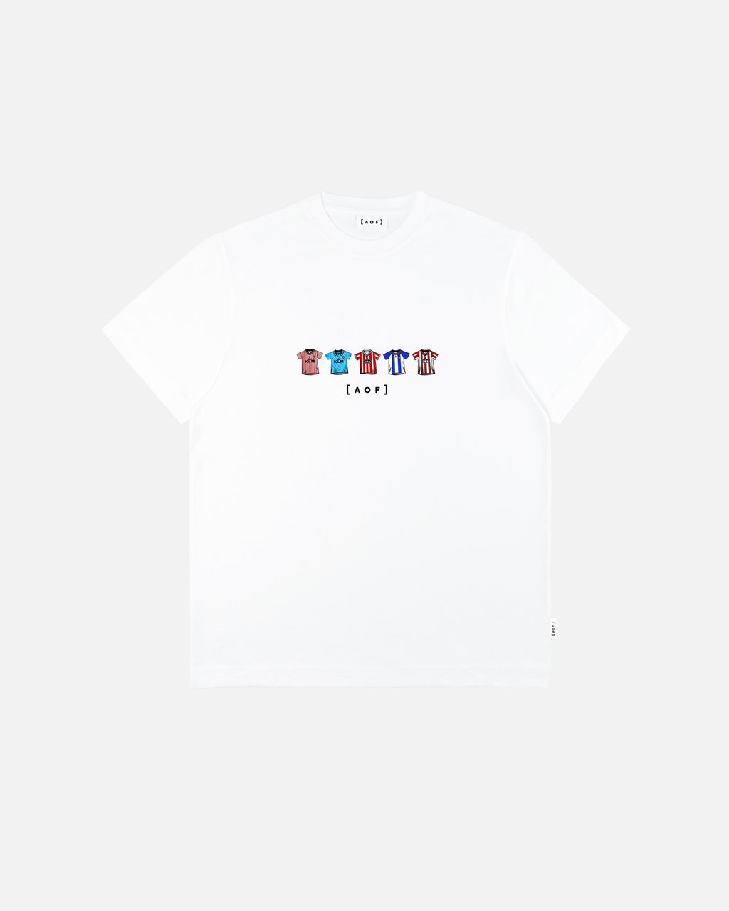 BFC Printed Classics White Tee Hoodie, Sweatshirt | ZylaModa.com (Image 1)