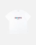 BFC Printed Classics White Tee Hoodie, Sweatshirt | ZylaModa.com (Image 1)