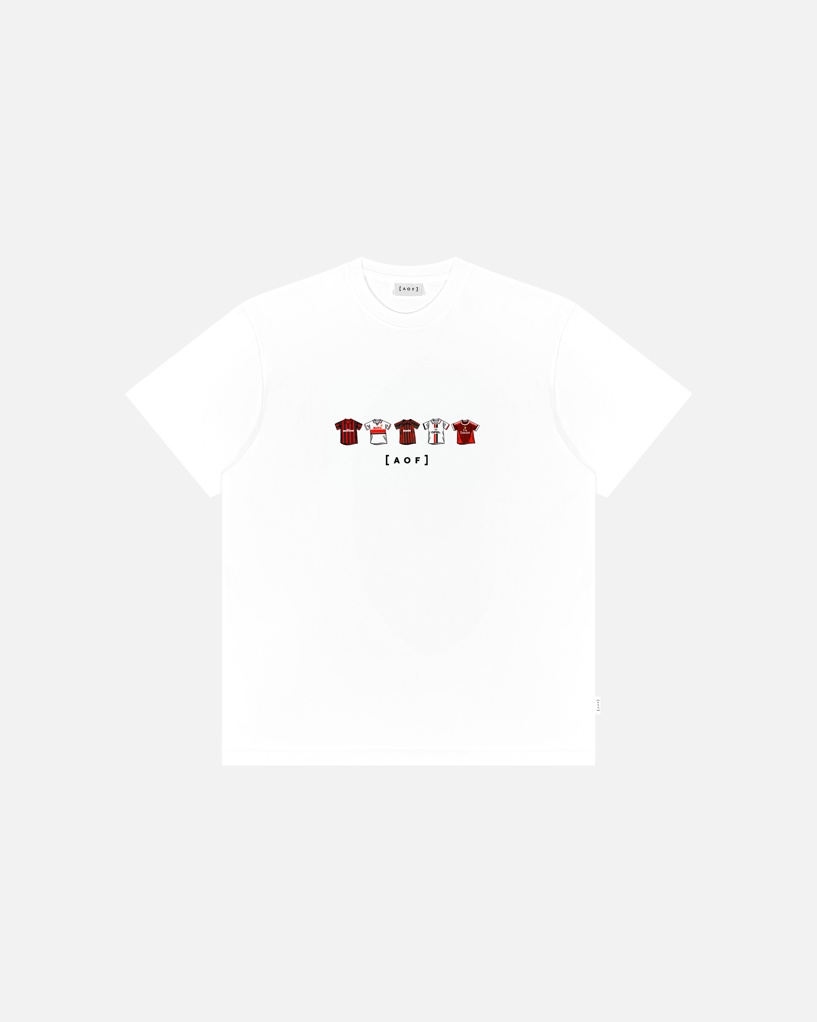 AC Printed Classics White Tee Hoodie, Sweatshirt | ZylaModa.com