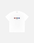 Barcelona Printed Classics White Tee Hoodie, Sweatshirt | ZylaModa.com (Image 1)