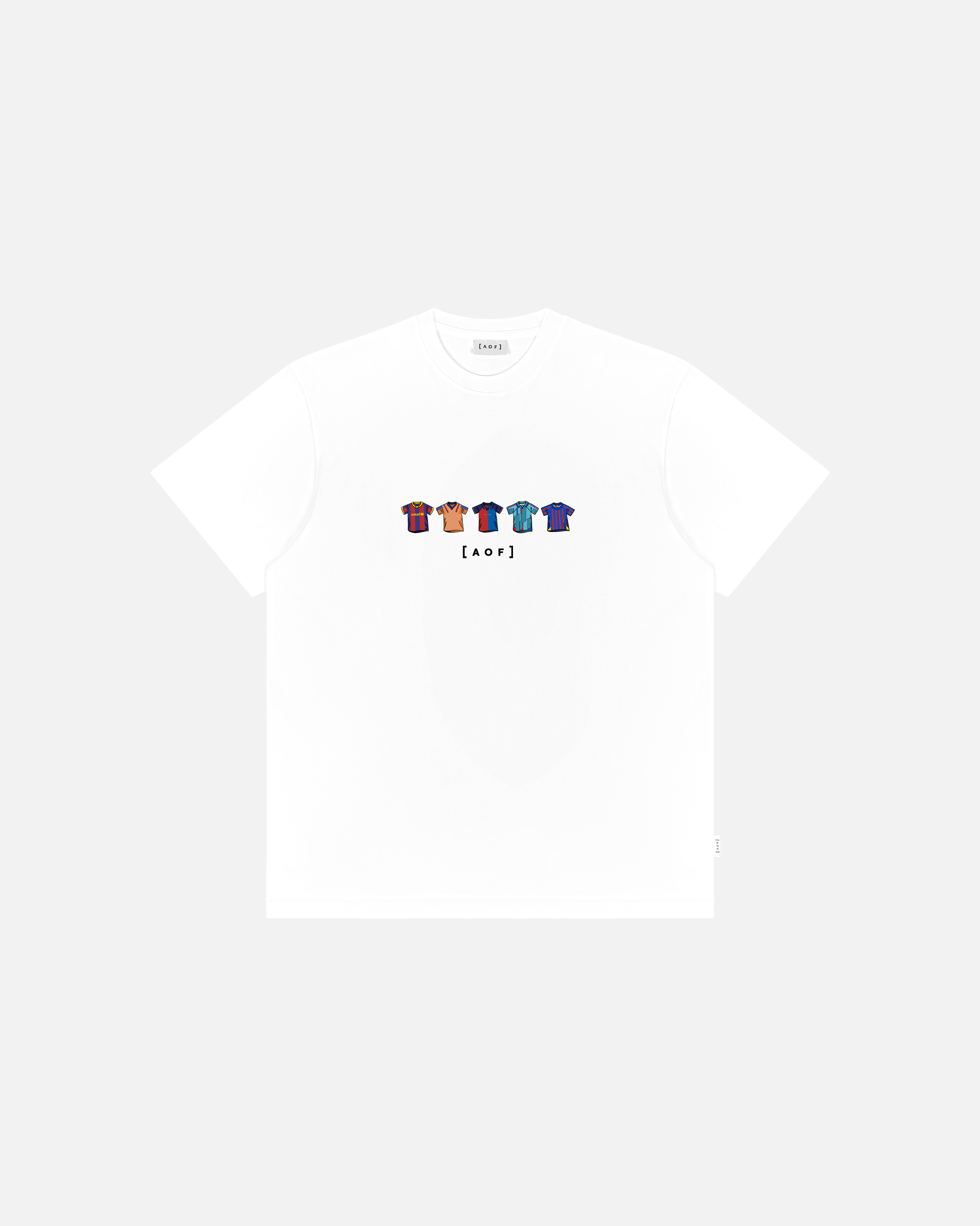 Barcelona Printed Classics White Tee Hoodie, Sweatshirt | ZylaModa.com (Image 1)