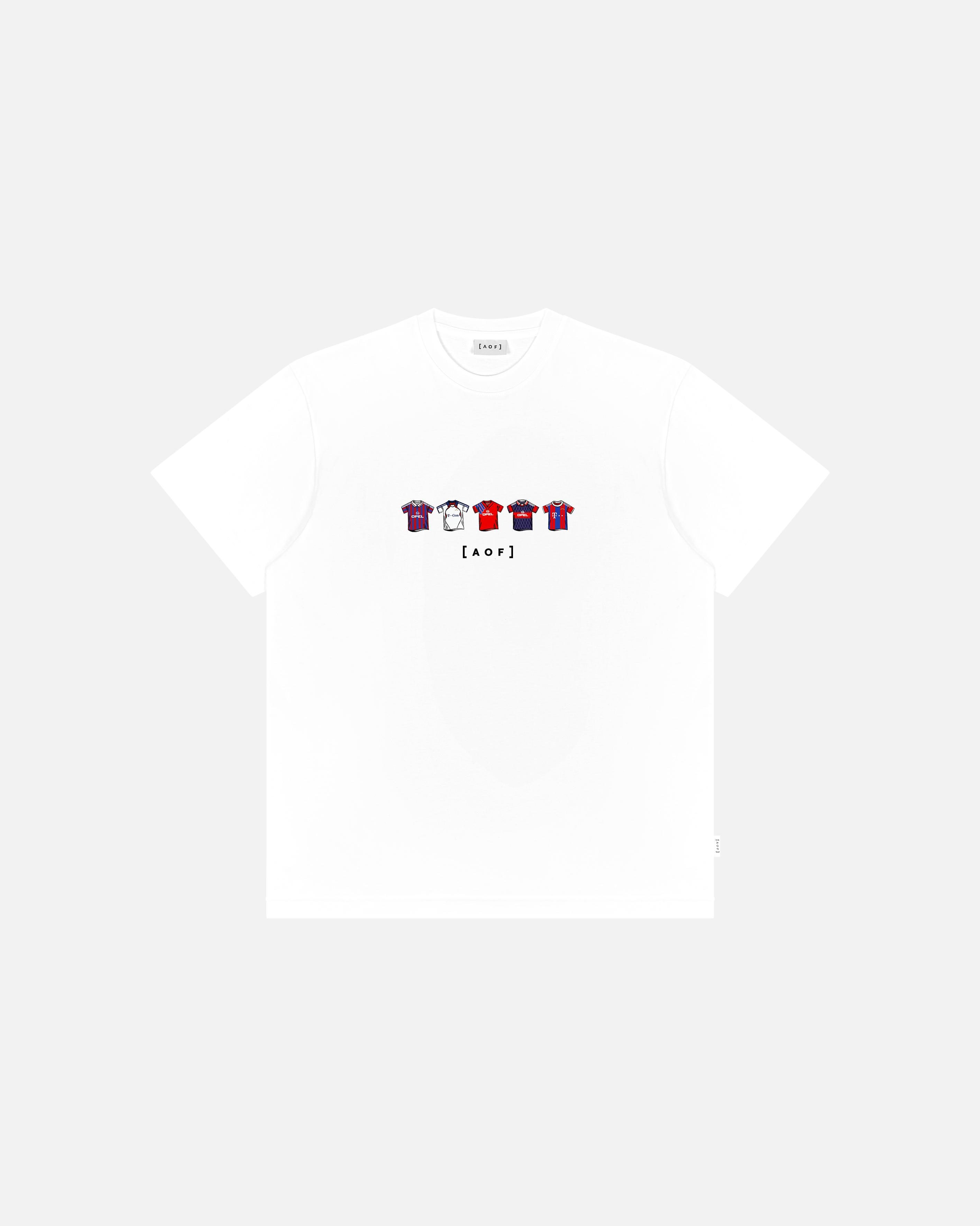 Bayern Printed Classics White Tee Hoodie, Sweatshirt | ZylaModa.com (Image 1)