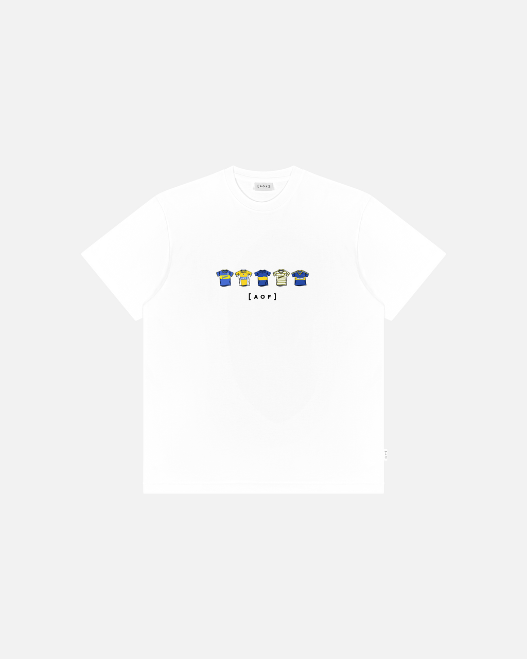 Boca Printed Classics White Tee Hoodie, Sweatshirt | ZylaModa.com (Image 1)