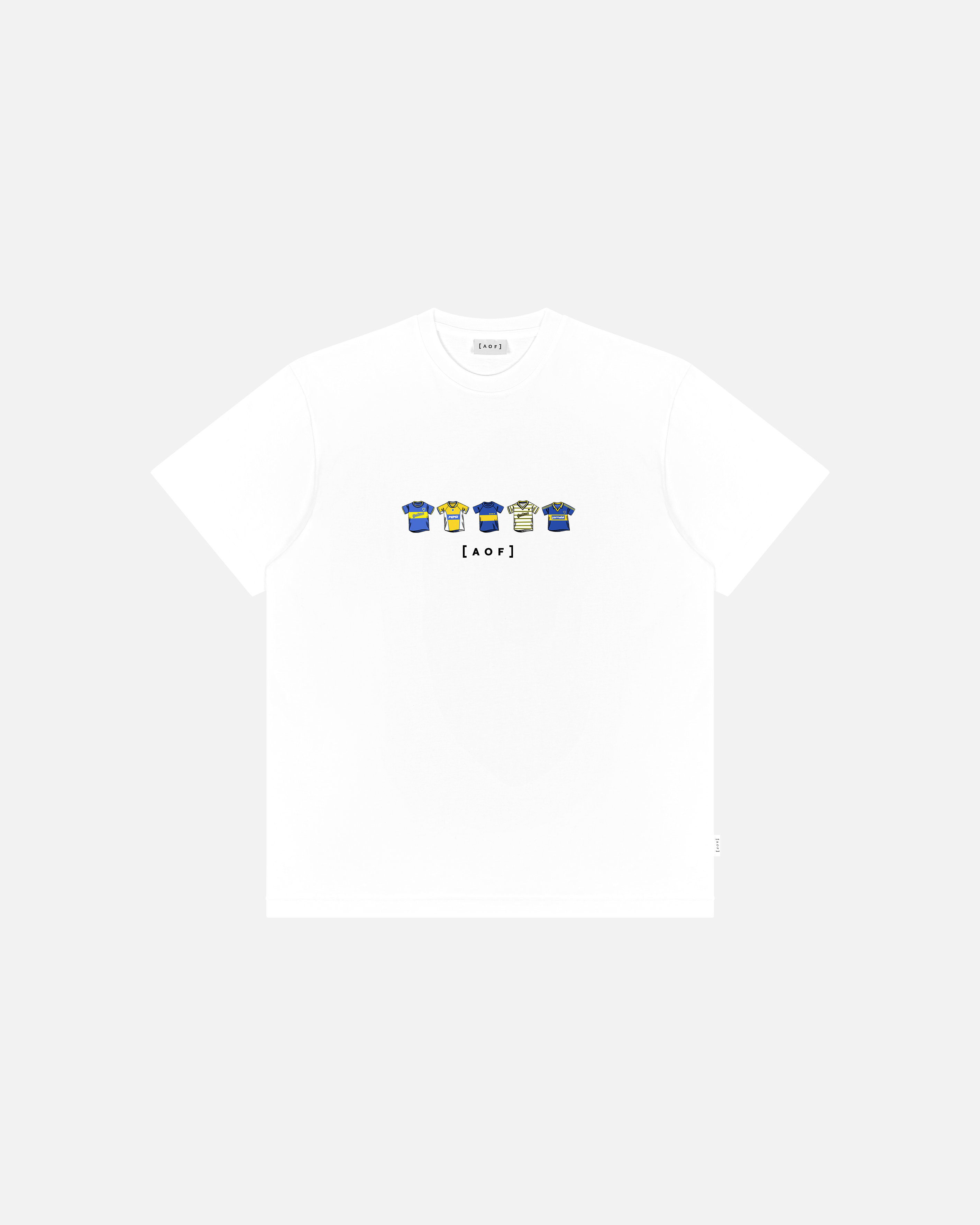 Boca Printed Classics White Tee Hoodie, Sweatshirt | ZylaModa.com (Image 1)