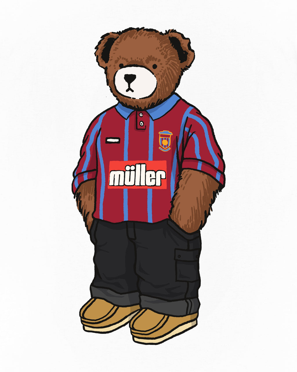 AVFC Home Pickles White Tee Hoodie, Sweatshirt | ZylaModa.com (Image 2)