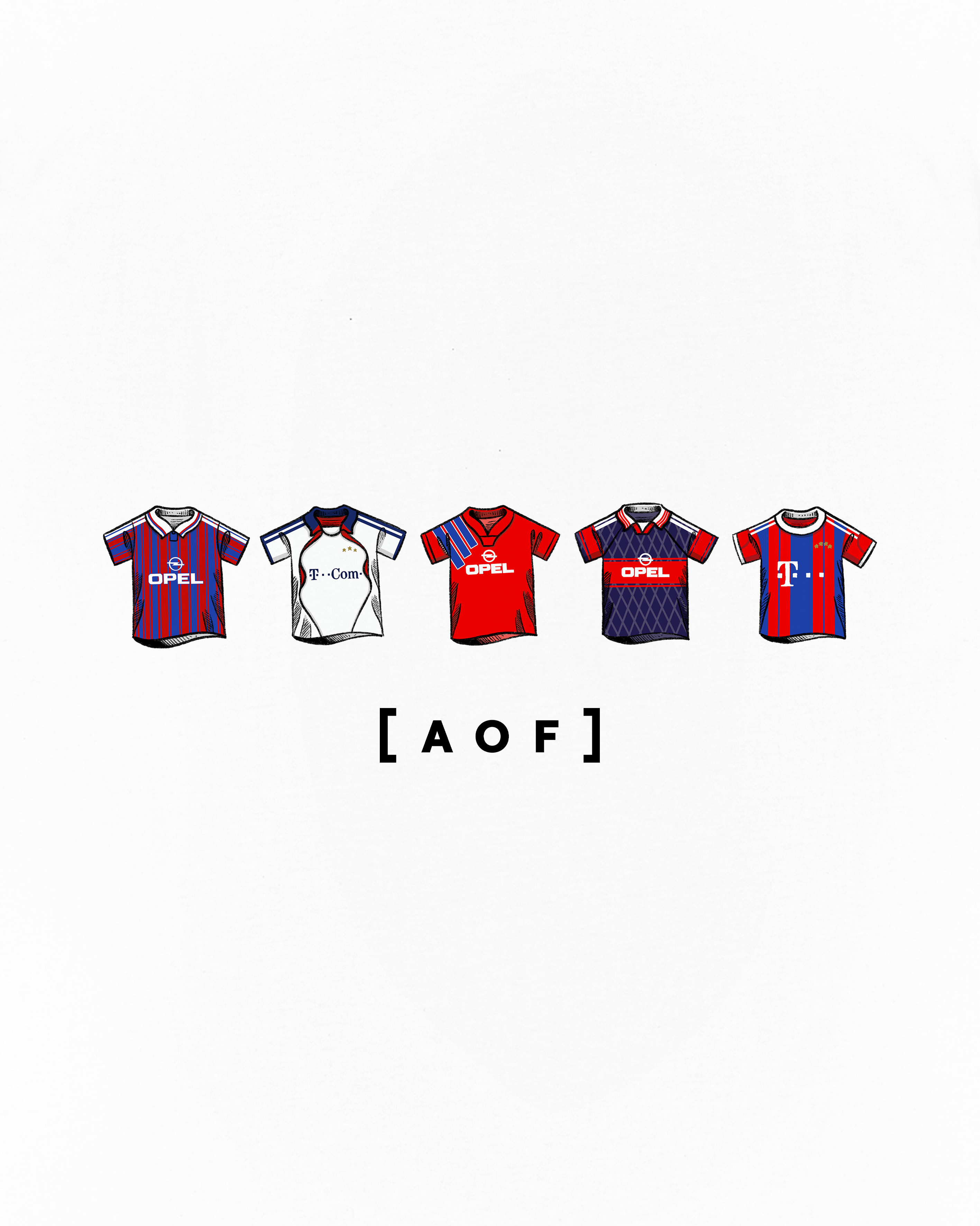Bayern Printed Classics White Tee Hoodie, Sweatshirt | ZylaModa.com (Image 2)