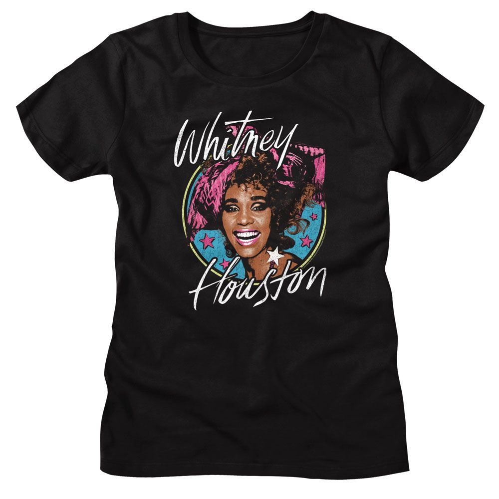 Whitney Houston - Stars Womens T-Shirt Hoodie, Sweatshirt | ZylaModa.com