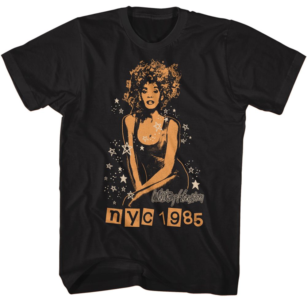 Whitney Houston - Whitney-nyc 1985 Stars T-Shirt Hoodie, Sweatshirt | ZylaModa.com