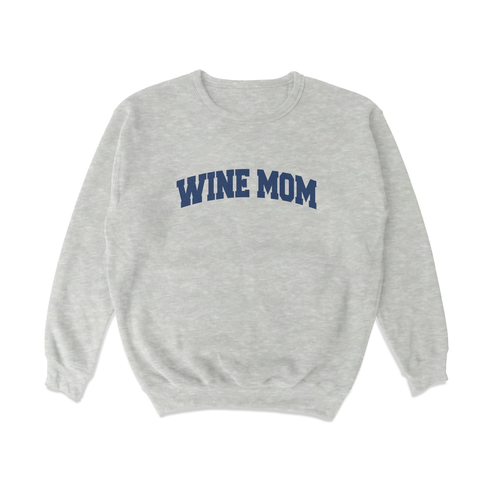 Wine Mom Academy Crewneck Sweatshirt T-Shirts, Hoodie | ZylaModa.com (Image 1)