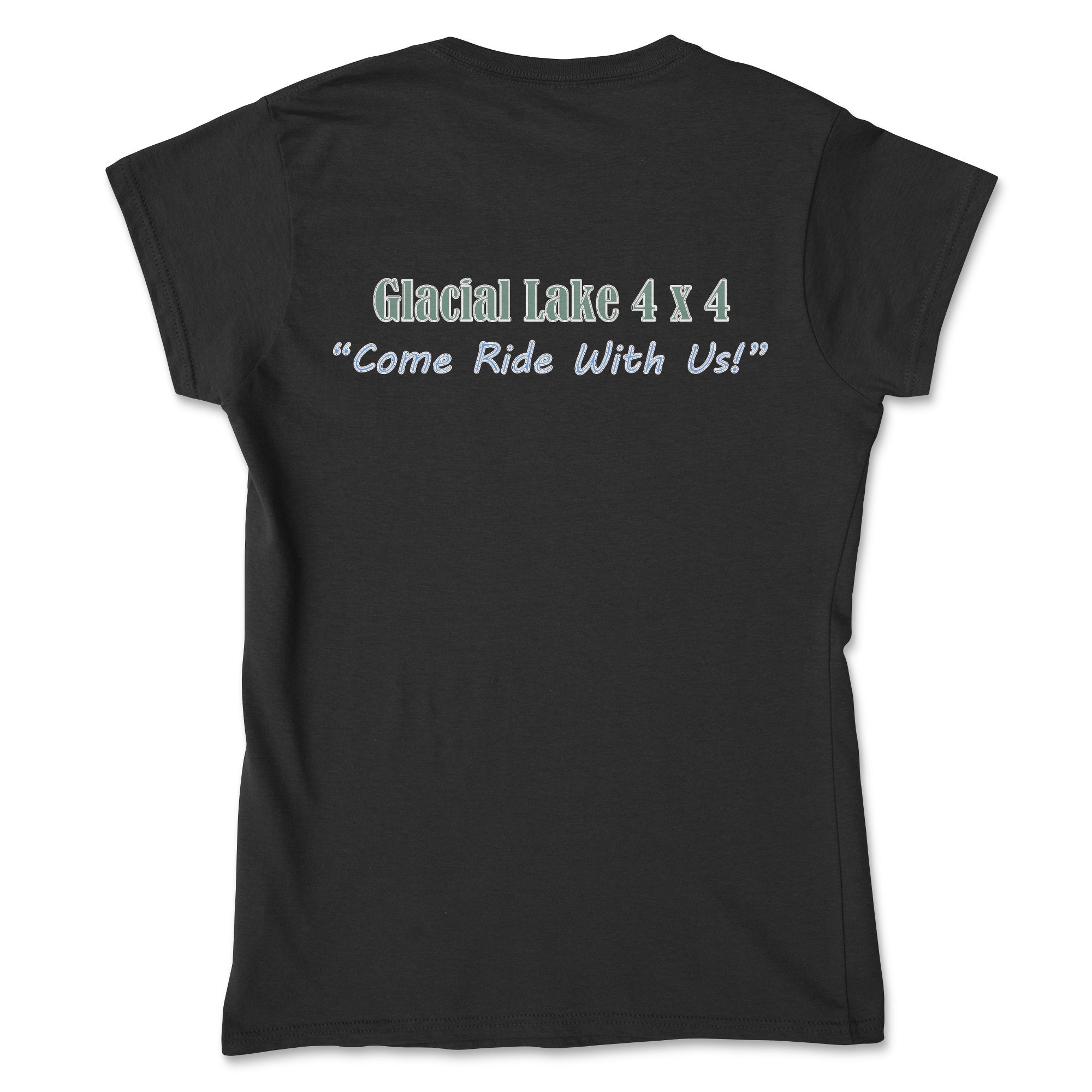 Women's Glacial Lake 4x4 Club Shirt Hoodie, Sweatshirt | ZylaModa.com (Image 3)