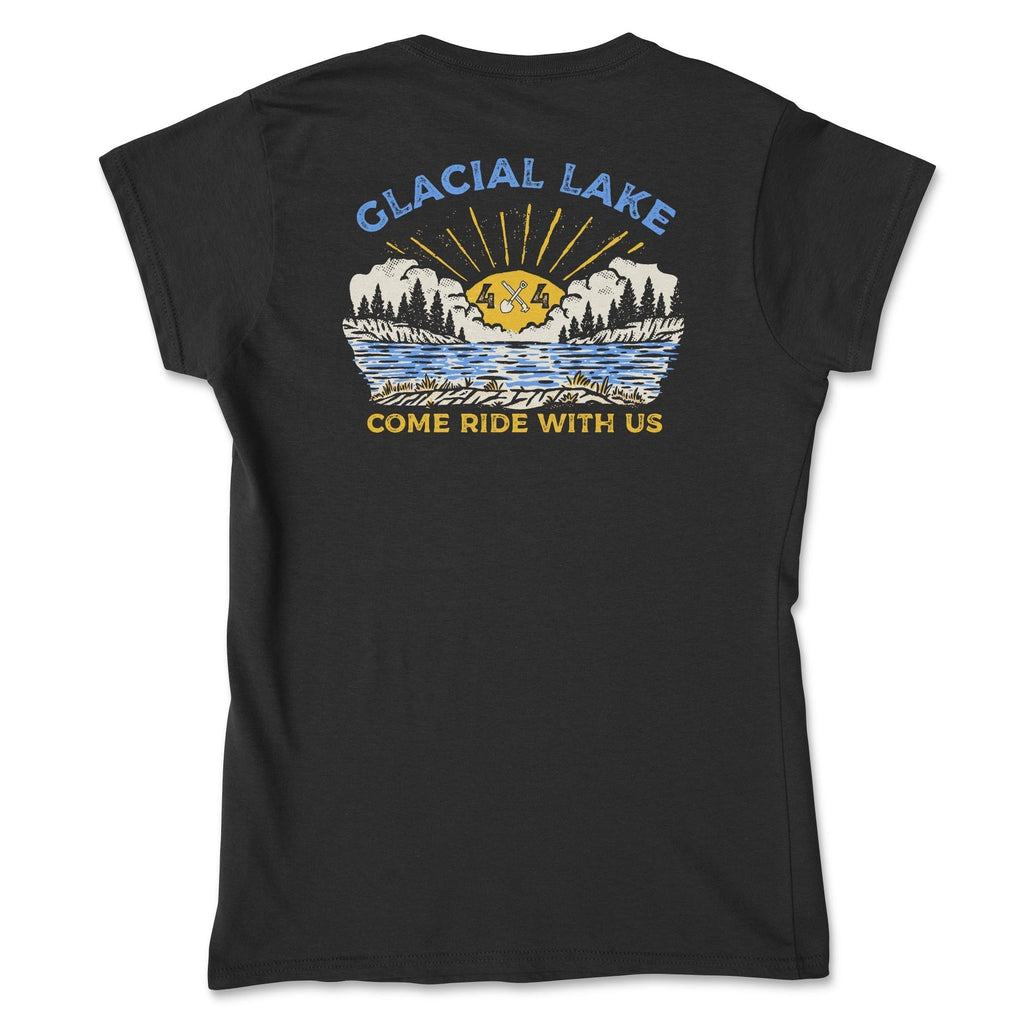 Women's Glacial Lake Come Ride With Us Tee Hoodie, Sweatshirt | ZylaModa.com (Image 1)