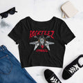 Rockteez Apparel WomenÃ¢â‚¬â„¢s Crop Tee Hoodie, Sweatshirt | ZylaModa.com (Image 1)