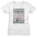 Woodstock - Make Love Not War Poster Womens T-Shirt Hoodie, Sweatshirt | ZylaModa.com