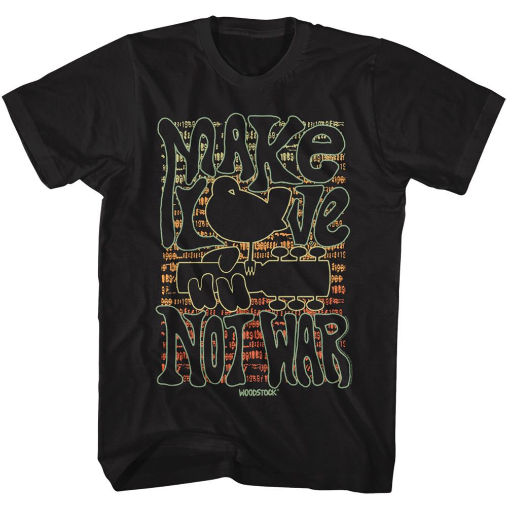 Woodstock - Make Love Not War T-Shirt Hoodie, Sweatshirt | ZylaModa.com