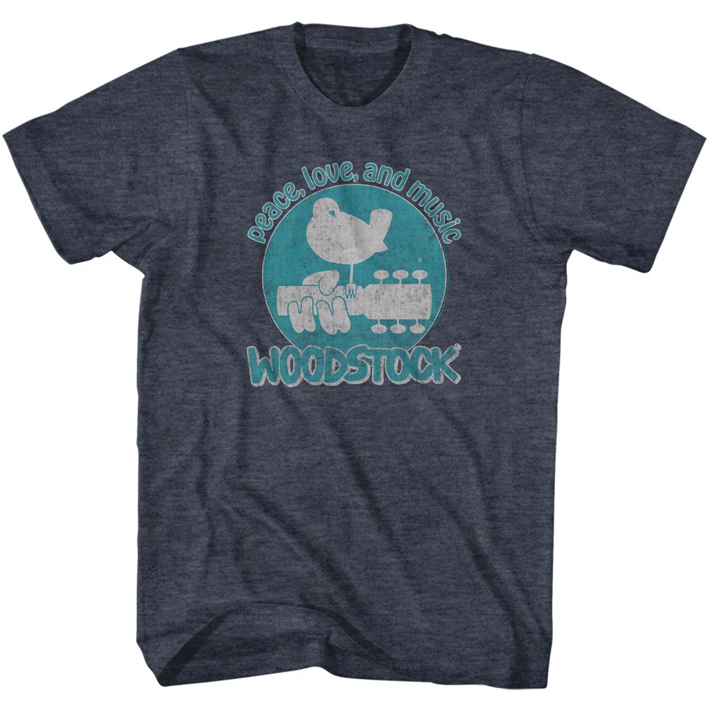 Woodstock - Peace Love And Music Boyfriend Tee Hoodie, Sweatshirt | ZylaModa.com
