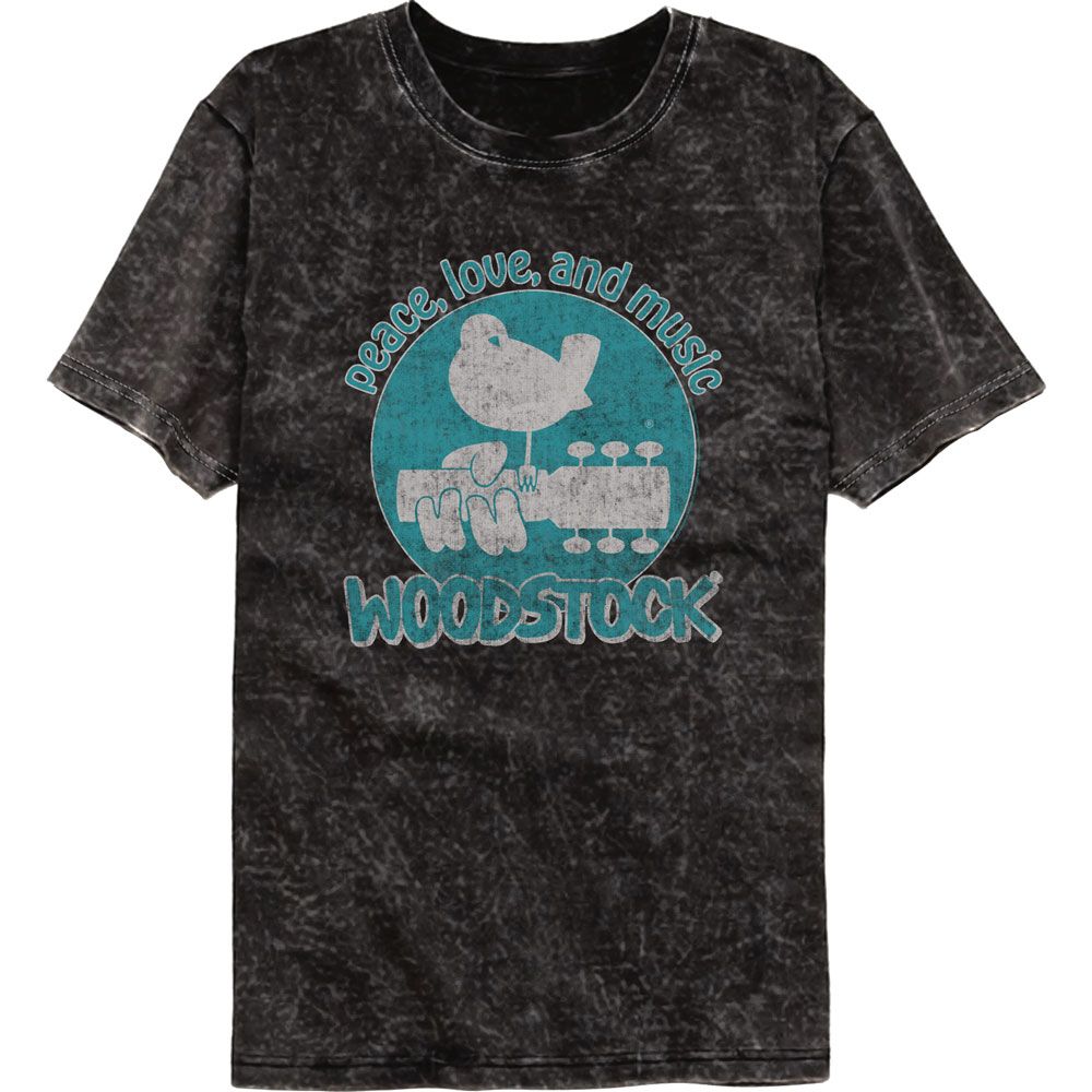 Woodstock - Peace Love And Music Vintage Wash T-Shirt Hoodie, Sweatshirt | ZylaModa.com