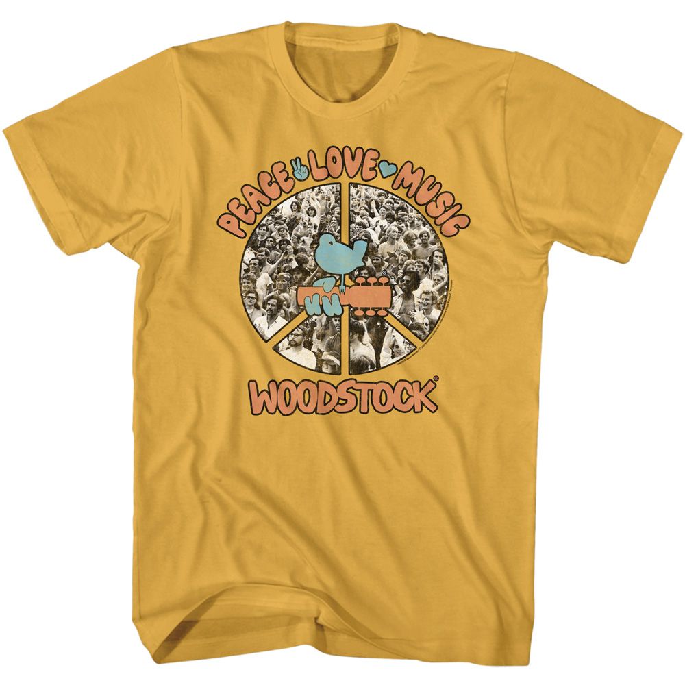 Woodstock - Peace Love Music Boyfriend Tee Hoodie, Sweatshirt | ZylaModa.com