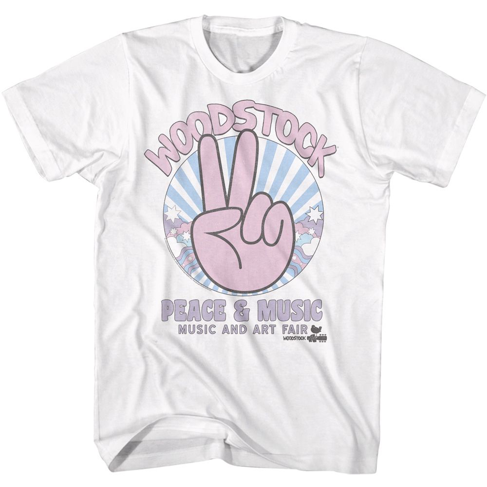 Woodstock - Peace Sign Boyfriend Tee Hoodie, Sweatshirt | ZylaModa.com