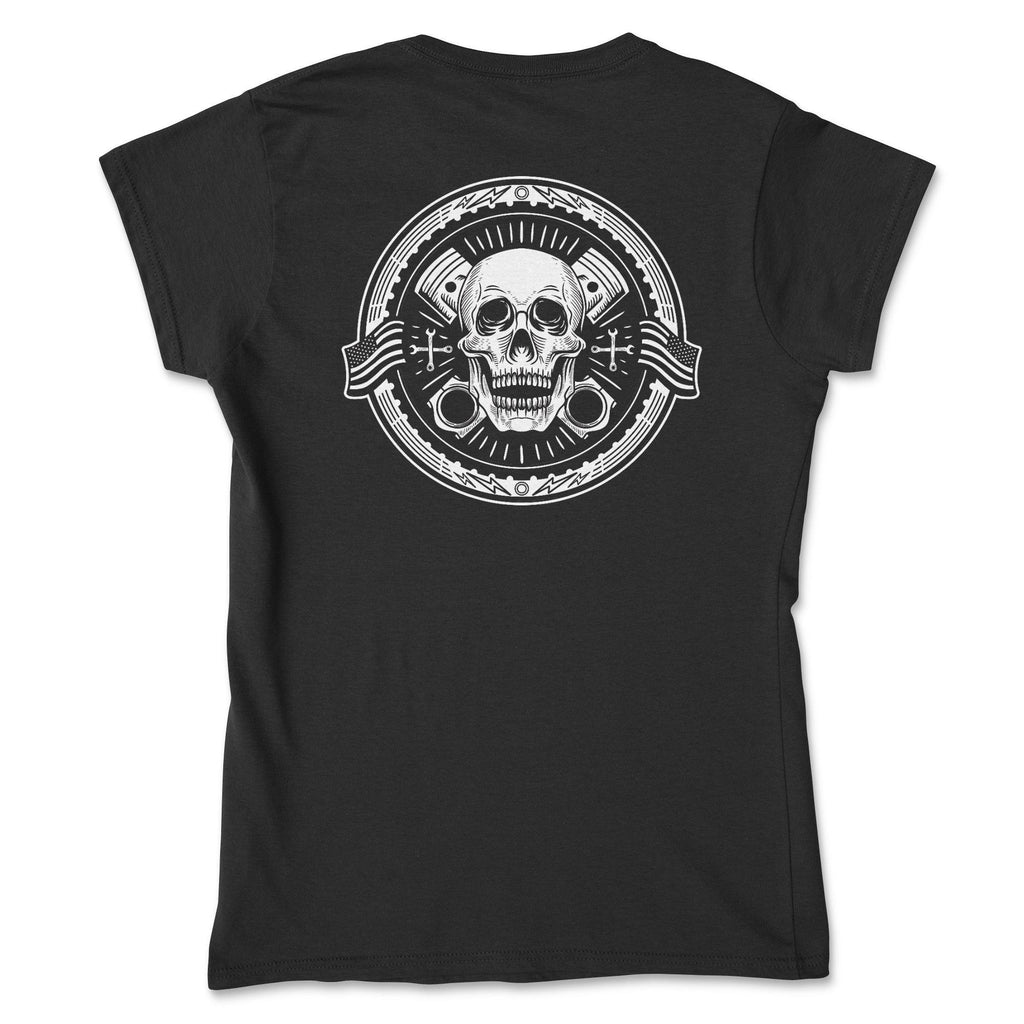 Wrench Skull Women's Tee Hoodie, Sweatshirt | ZylaModa.com (Image 3)