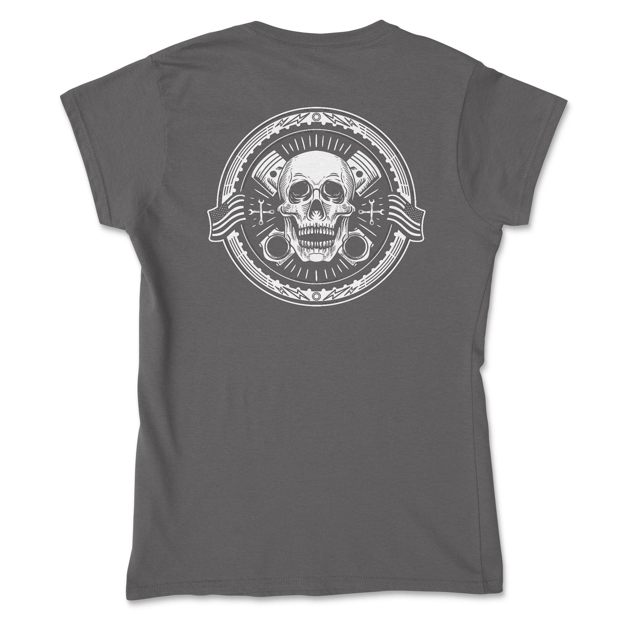 Wrench Skull Women's Tee Hoodie, Sweatshirt | ZylaModa.com (Image 1)