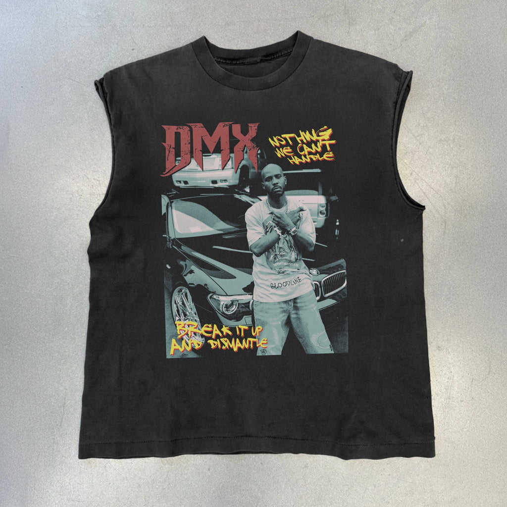 DMX HEAVYWEIGHT BLACK CUT- OFF T-SHIRT Hoodie, Sweatshirt | ZylaModa.com (Image 1)