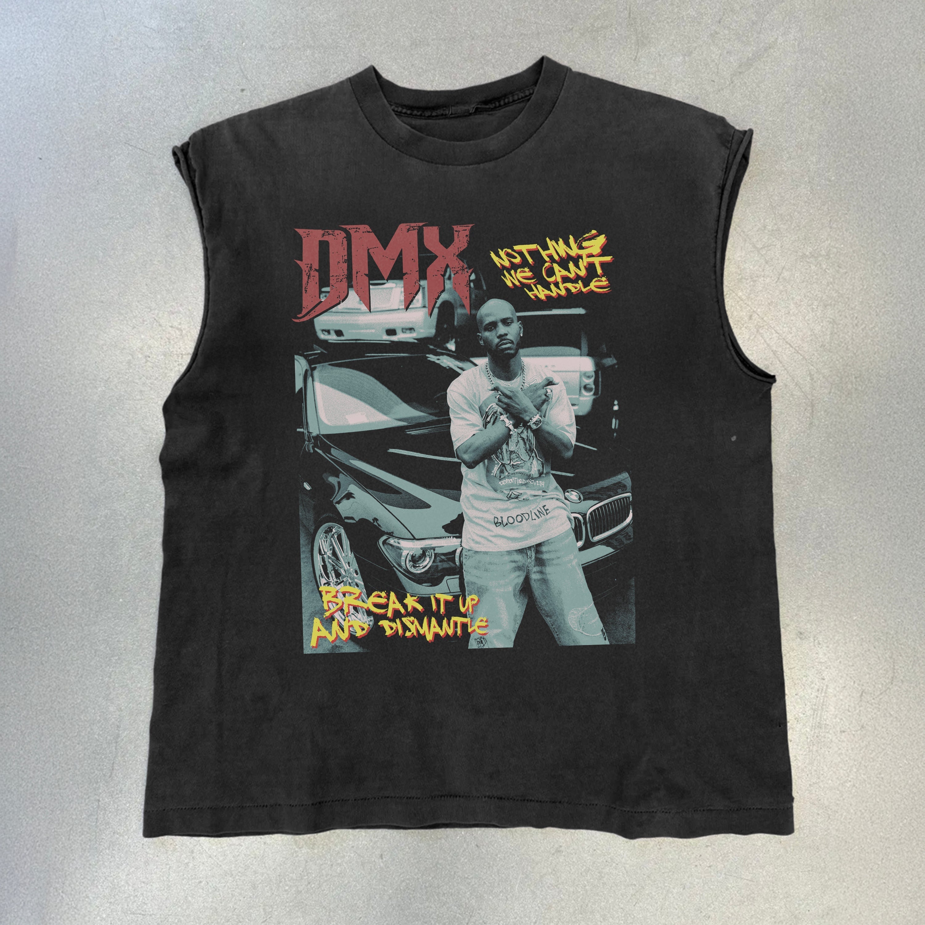 DMX HEAVYWEIGHT BLACK CUT- OFF T-SHIRT Hoodie, Sweatshirt | ZylaModa.com (Image 1)