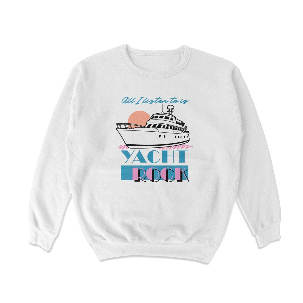 Yacht Rock Crewneck Sweatshirt T-Shirts, Hoodie | ZylaModa.com (Image 1)