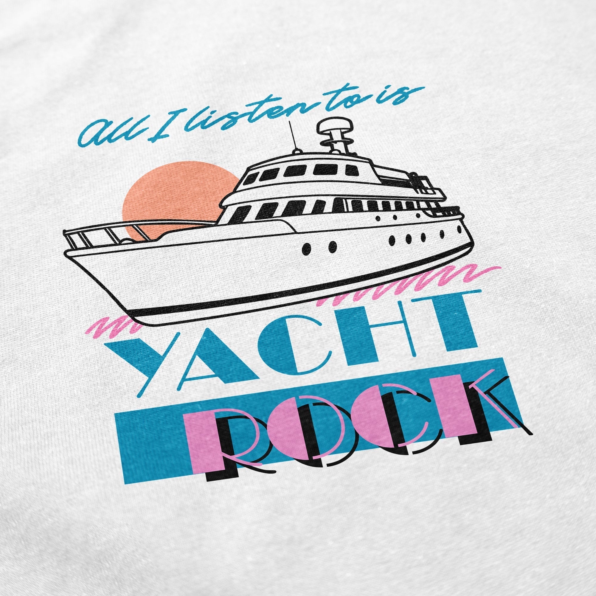 Yacht Rock Crewneck Sweatshirt T-Shirts, Hoodie | ZylaModa.com (Image 2)