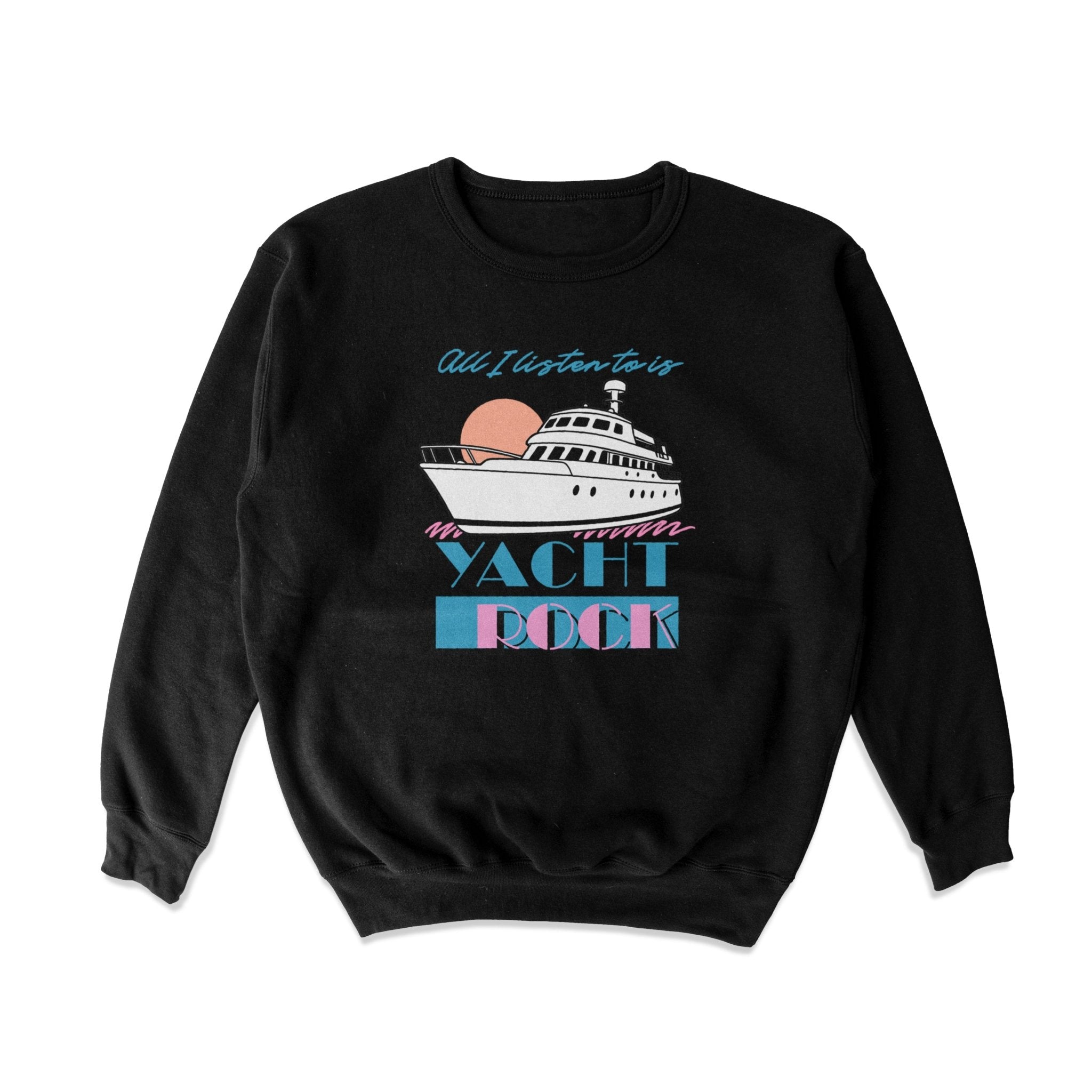 Yacht Rock Crewneck Sweatshirt T-Shirts, Hoodie | ZylaModa.com (Image 3)