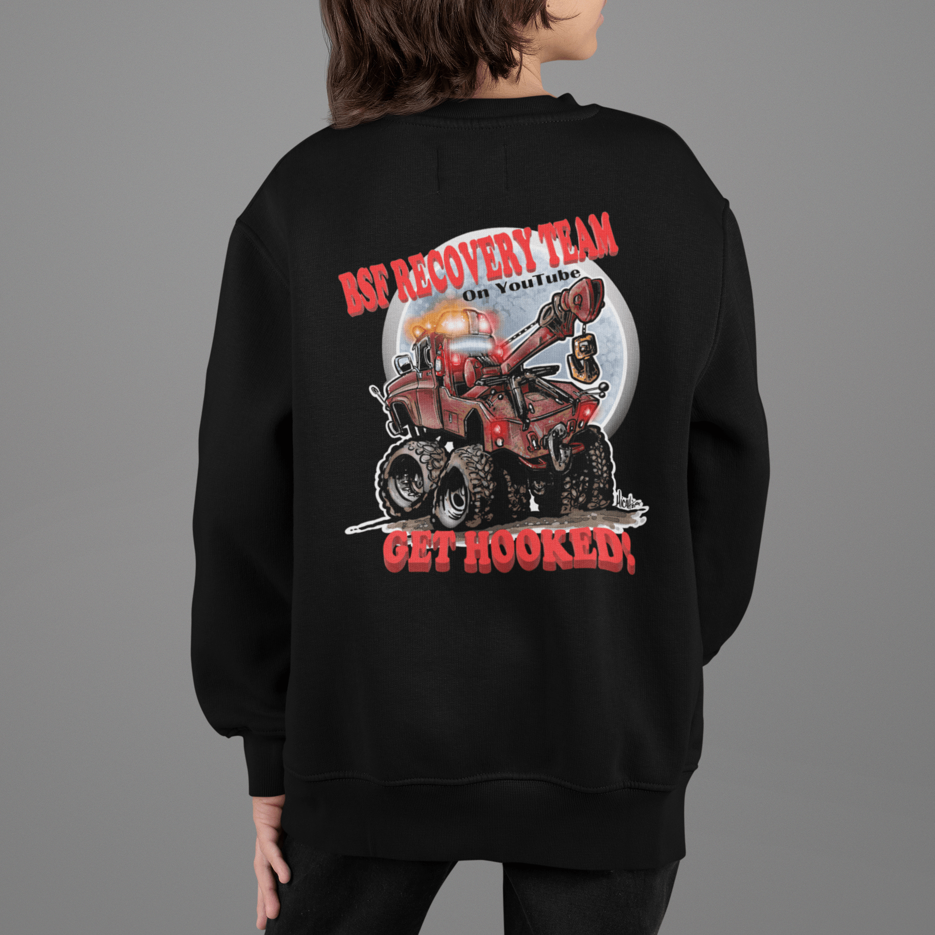 Youth BSF Hoodie Ultimate Off-Road Wrecker T-Shirts, Sweatshirt | ZylaModa.com (Image 2)