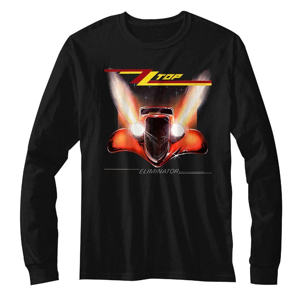 ZZ Top Eliminator Cover Long Sleeve Boyfriend Tee Hoodie, Sweatshirt | ZylaModa.com
