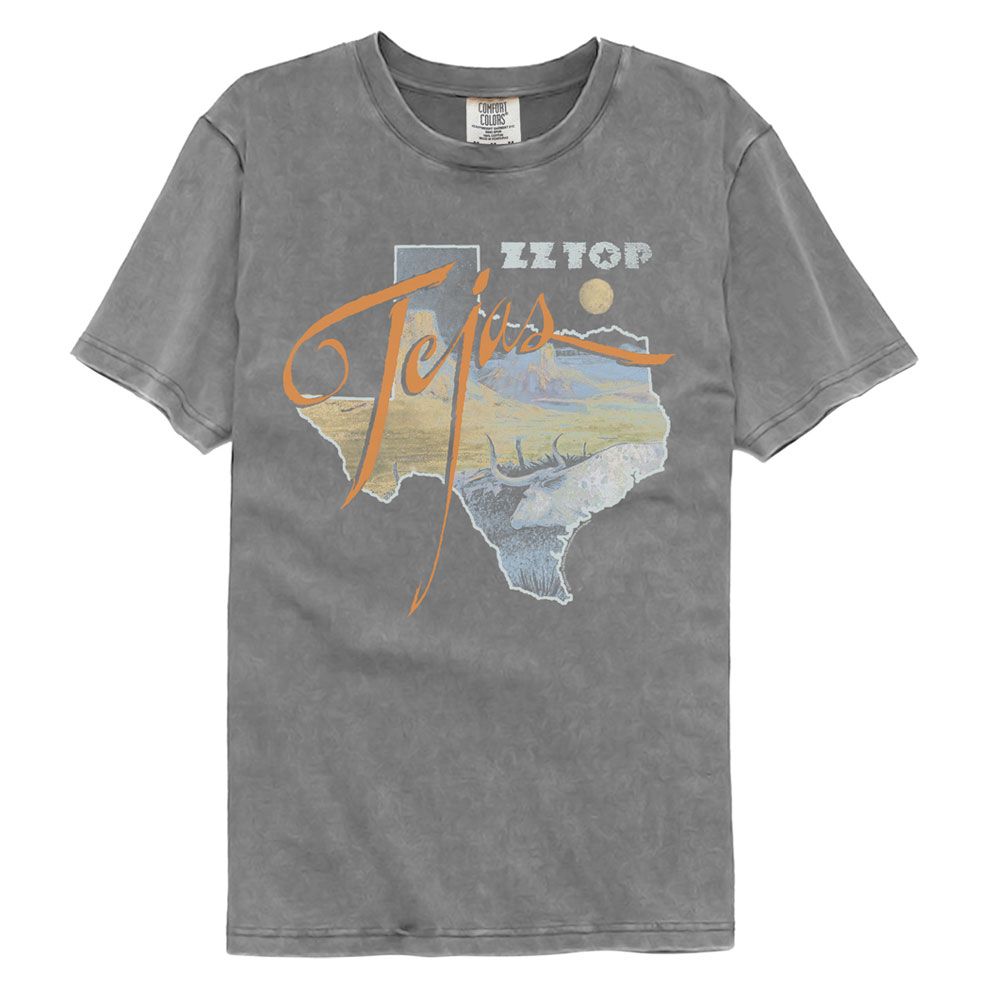 Zz Top Tejas Comfort Colors T-Shirt Hoodie, Sweatshirt | ZylaModa.com