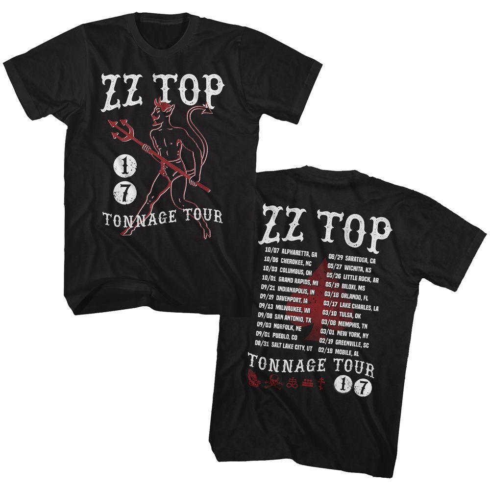 ZZ Top Tonnage Tour 17 Boyfriend Tee Hoodie, Sweatshirt | ZylaModa.com (Image 2)