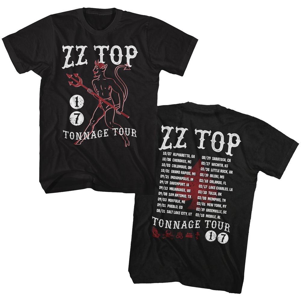 ZZ Top Tonnage Tour 17 T-Shirt Hoodie, Sweatshirt | ZylaModa.com (Image 2)